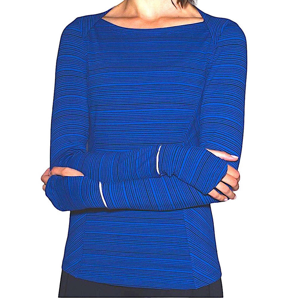 LULULEMON: Kanto Catch Me Long Sleeve Athletic Top - Size 4
